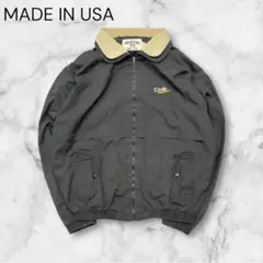 USA製スウィングトップハリントンジャケットドリズラージャケット刺繍ロゴ短丈