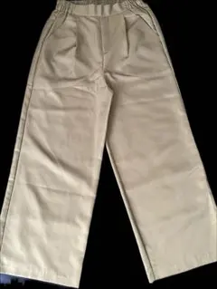 nissen タックワイドパンツ