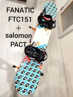 fanatic ftc 151+salomonスノーボードセット ファナティック