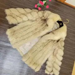 サガフォックス 高級感 ゴージャス ファー ジャケット コート ブルゾン