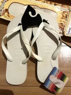 未使用 ハワイアナス Havaianas Top White サンダル 41