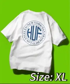HUF REGIONAL WASHED TEE / HUF ハフ ホワイトXL