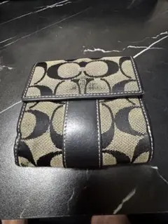 COACH 二つ折り財布 モノグラム柄