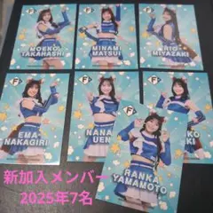 非売品トレカ】2025年新加入メンバー　全7人　キツネダンス ファイターズガール