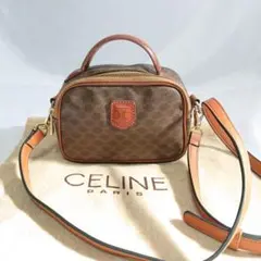 CELINE マカダム柄 ショルダーバッグ ポシェット