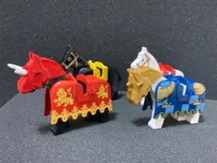 【コンパクト送料無料】レゴ　馬　4体　鞍付　その23