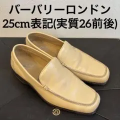 BURBERRY LONDON レザー スリッポン 25.0