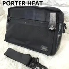 【美品】PORTER HEAT ショルダーバッグ 斜め掛け 吉田カバン 日本製