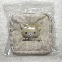【お値下げ！】リラックマ もふもふポーチ　ぬいぐるみ付きポーチ　可愛い　新品
