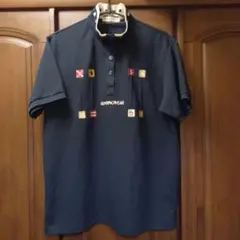 Munsingwear ネイビー 半袖ポロシャツ L　レディース