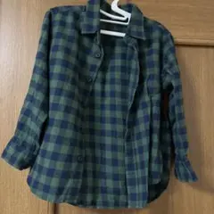 UNIQLO ユニクロ　チェックシャツ　長袖　110cm
