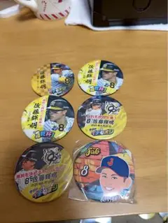 阪神タイガース 佐藤輝明 缶バッチ6個セット