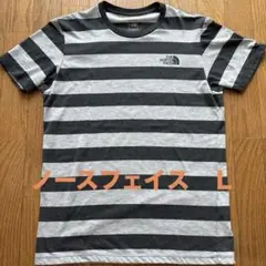 THE NORTH FACE ストライプ Tシャツ L