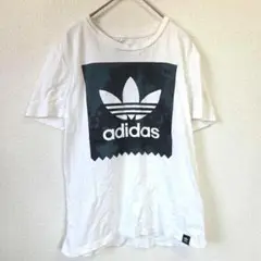 adidas ホワイト Tシャツ S アディダス