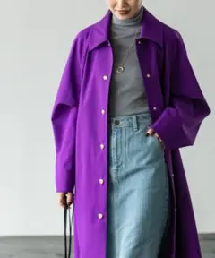 ⭐︎週末値下げ⭐︎【美品】NOBLE ウインドプルーフステンカラーコート 38