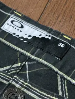 オークリーOAKLEY チェック柄パンツ 36サイズ