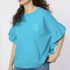 RODEO CROWNS WIDE BOWL フリルスリーブトップス 半袖