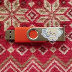 USBメモリ 8GB オレンジ 回転式