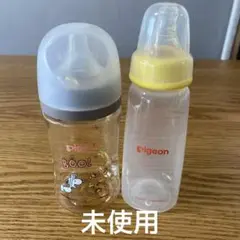 【未使用】ピジョン　哺乳瓶　240mlと200mlの2本セット　スヌーピー