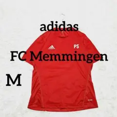 【アディダス】サッカー　ユニフォーム　FC メミンゲン　M　レッド　赤　ロゴ