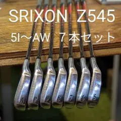 SRIXON Z545 5I〜AW 7本セット