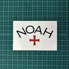 NOAH NYC ノア ロゴステッカー ホワイト/レッド / ネイビー