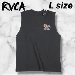 RVCA FLORAL PARK TANKTOP Lサイズ　タンクトップ　BLK