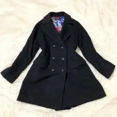 大きいサイズ❗️美品✨ポールスミス ロングコート チェスターコート Aライン 黒