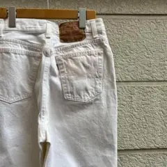 90s USA製 リーバイス ホワイトデニム 17501 vintage