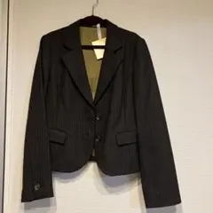 ロペ レディース ジャケット 9号 ショート丈 ブラウン系 防虫クリーニング済み