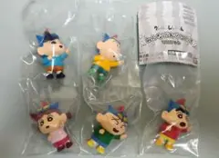 クレヨンしんちゃん みんなでおそろい！マスコット 【５点】