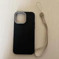iPhone 14 Pro Max カバー ネイビー×グレー