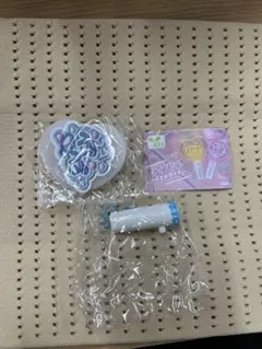 ガチャガチャ　アイドルうちわライト〜ハートフルツアー〜　ブルー