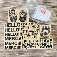 pepinさんのスタンプ9点とキーホルダーセット