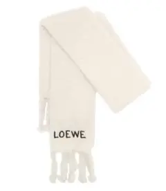 LOEWE ロエベ マフラー スカーフ モヘア ホワイト 新品
