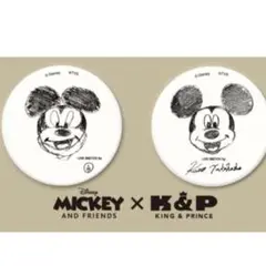 ミッキー × キンプリ King & Prince 缶バッジ