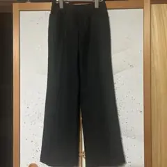 MICHEL KLEIN ブラック ワイドパンツ 36