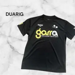 【デュアリグ】Tシャツ 通気性の良い スポーツウェア サッカーウェア 黒 M