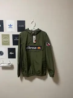 ellesse オリーブ ナイロンジャケット