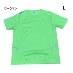 くう様　ワークマン　Find-Out 半袖Tシャツ　L 蛍光黄色系