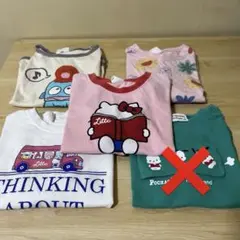 しまむら サンリオ 子供服 半袖4点セット サイズ全て100
