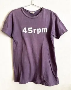 45rpm ロゴTシャツ ヴィンテージ S