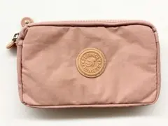 ポーチ ナイロン ピンク色