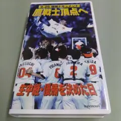 9.25 優勝ドキュメント 鷹戦士頂点へ VHS
