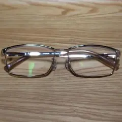 メガネ LANVIN メンズ ホワイトゴールド チタン 日本製 美品