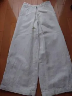 VICKY タックワイドパンツ S 白 美品