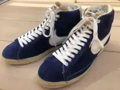 ナイキ　ブレザー　スエード　ネイビー　オリジナル　台湾製　当時もの