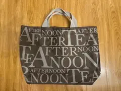 【新品未使用】AFTERNOON TEA エコバッグ 約38cm x 27cm