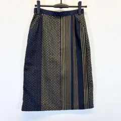 【美品】SENSE OF PLACE スカート ネイビー 38サイズ