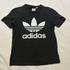 adidas 黒 Tシャツ M 140〜150cm